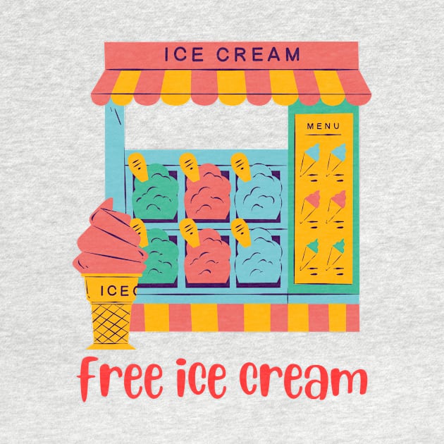 free ice cream shirt by designs lovers